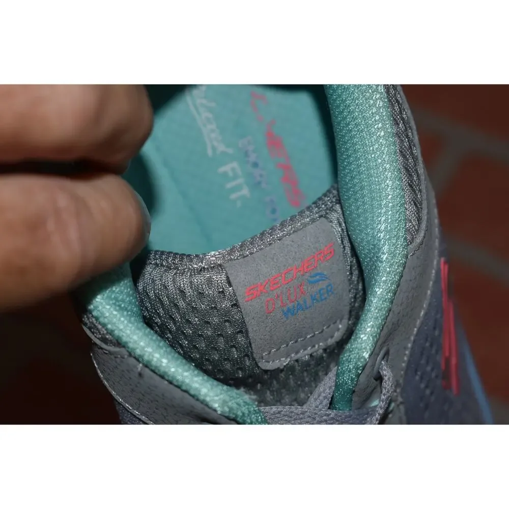 Skechers D Lux Women Size 11 UK 8 EUR 41 Walker-Infinite Motion Gray Blue 149023